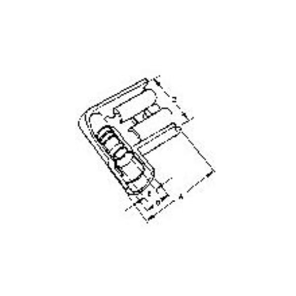 Molex .187X.032 Fiqd Flag V-O Loose(Aa-2223V) 190070070